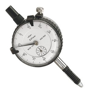 Đồng hồ so cơ 0-10 mm FERVI C017 chính xác 0,015 mm, chuẩn DIN 878
