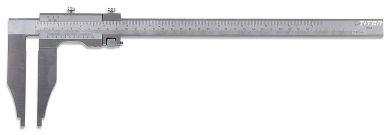 Thước kẹp cơ khí C021- FERVI, thang đo 300mm - 1m, ngàm 100-150mm