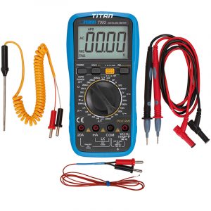 Vạn năng kế FERVI T053 đo điện áp, dòng điện, điện trở, tụ điện, nhiệt độ