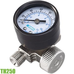 TH250 Bộ điều áp khí nén cho dụng cụ hơi có đồng hồ áp 0 ÷ 11 bar
