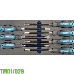 TM01/029 Bộ tô vít đầu tuýp 7 chi tiết 5,5-13mm cho tủ đồ nghề FERVI