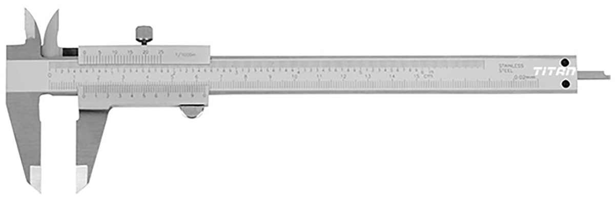 Thước kẹp cơ khí 0-200mm C011- FERVI, độ chính xác 0.02mm