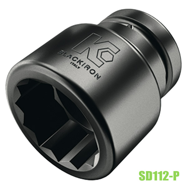 SD112-P Đầu tuýp đen Impact 12 cạnh vuông 1.1/2 inch