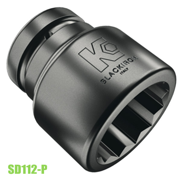 SD112-P Đầu tuýp đen Impact 12 cạnh vuông 1.1/2 inch