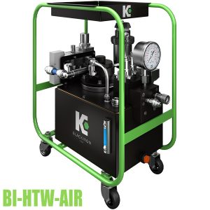 BI-HTW-AIR Bơm thủy lực dẫn động bằng khí nén áp suất 700 bar Blackiron