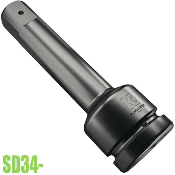 SD34- Thanh nối dài 175-330mm loại Impact đầu vuông 3/4 inch Blackiron