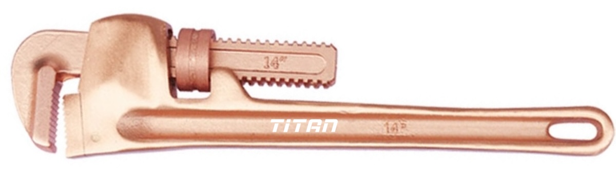 Mỏ lết răng chống cháy nổ của thương hiệu TITAN là công cụ được thiết kế theo kiểu Mỹ (American Type)