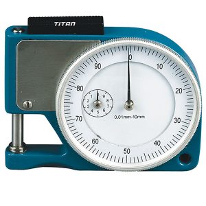 Đồng hồ đo độ dày FERVI M055, thang đo 10mm, giá trị đọc 0.01mm