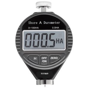 Đồng hồ đo độ cứng kỹ thuật số FERVI D011/A cho cao su, 0 đến 100 A